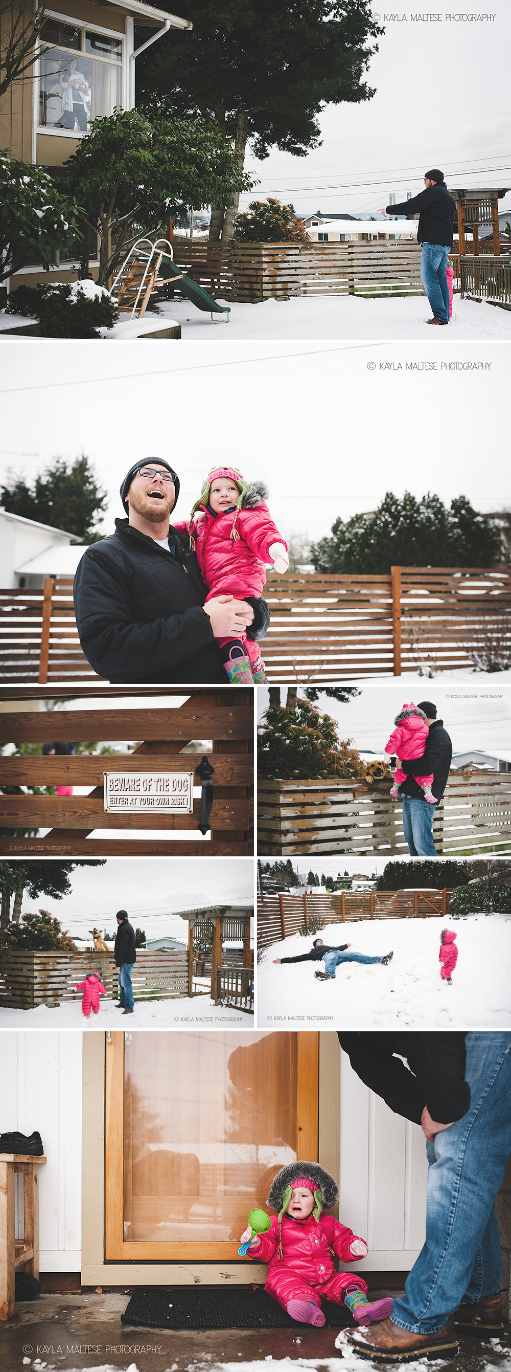 Tacoma Lifestyle Child Photography Snow