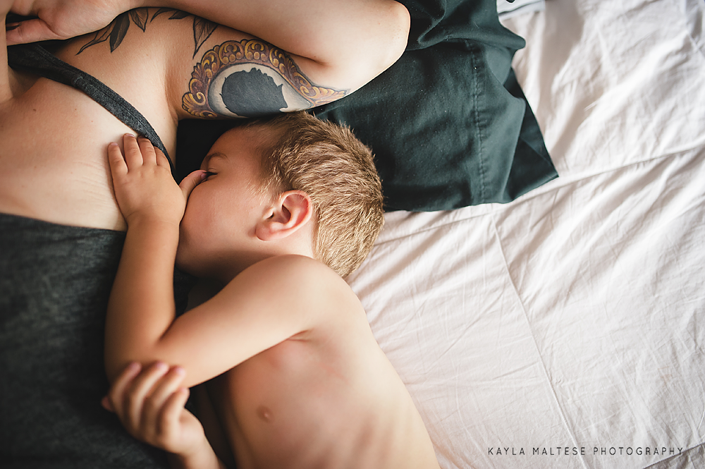 Toddler Breastfeeding Photography