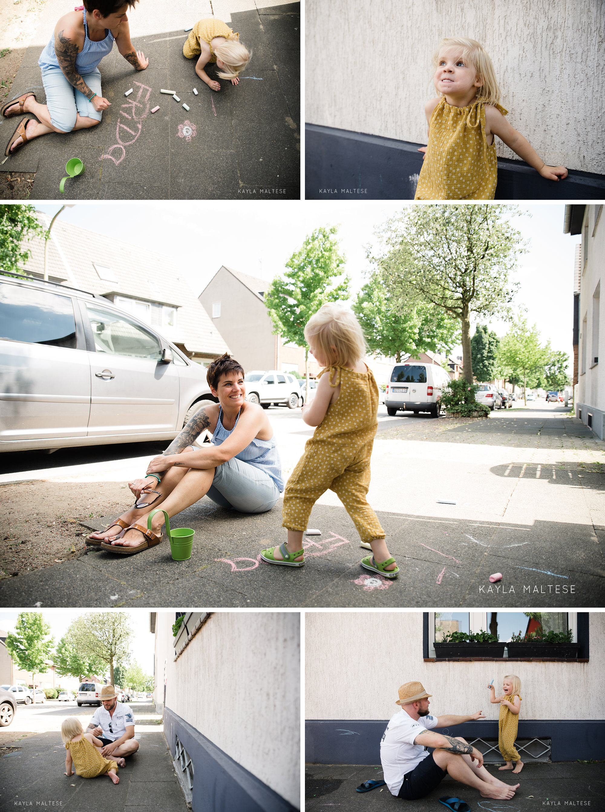 San Diego Family Photography and Video Sidewalk Chalk