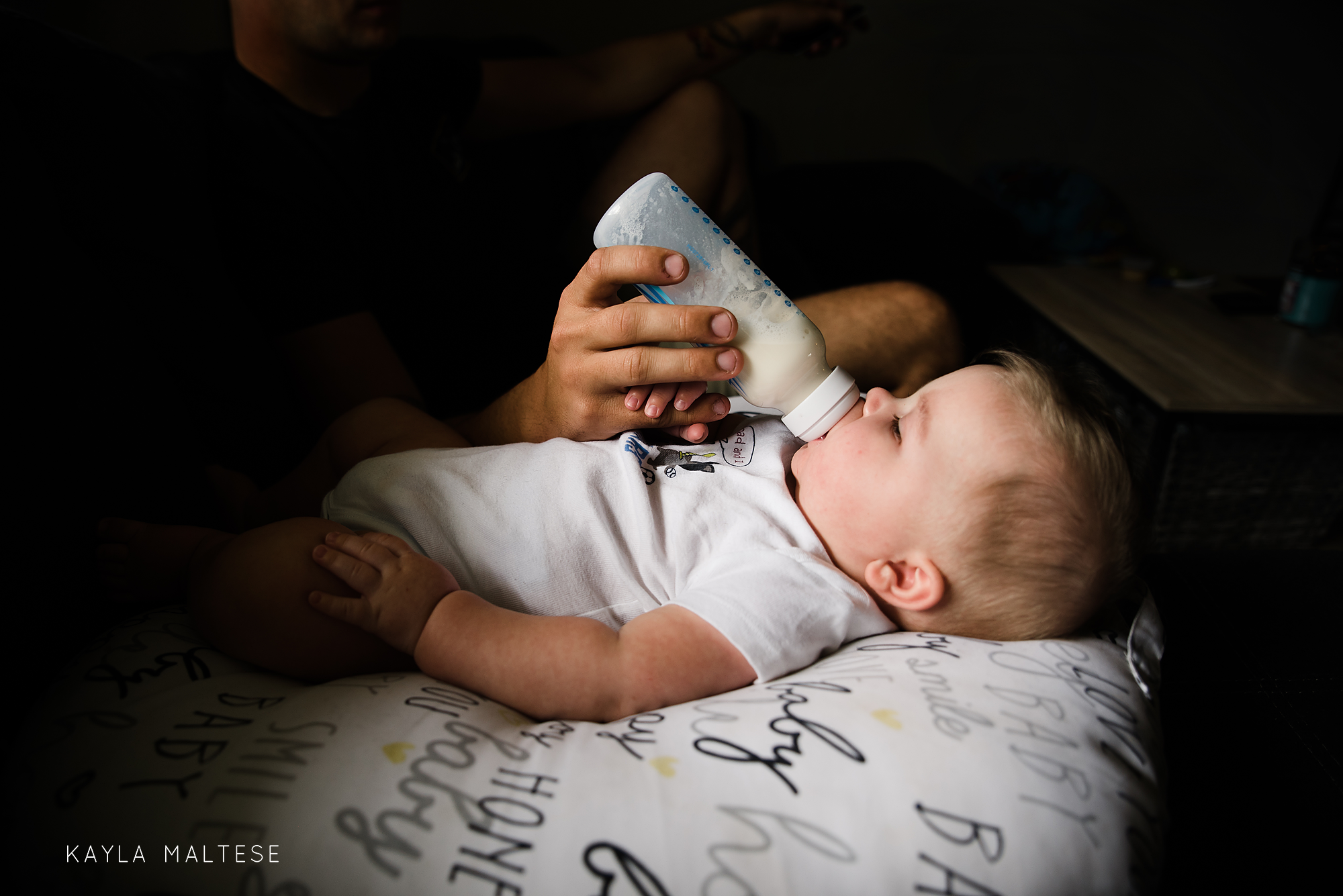 Guam Newborn Photography Feeding Baby