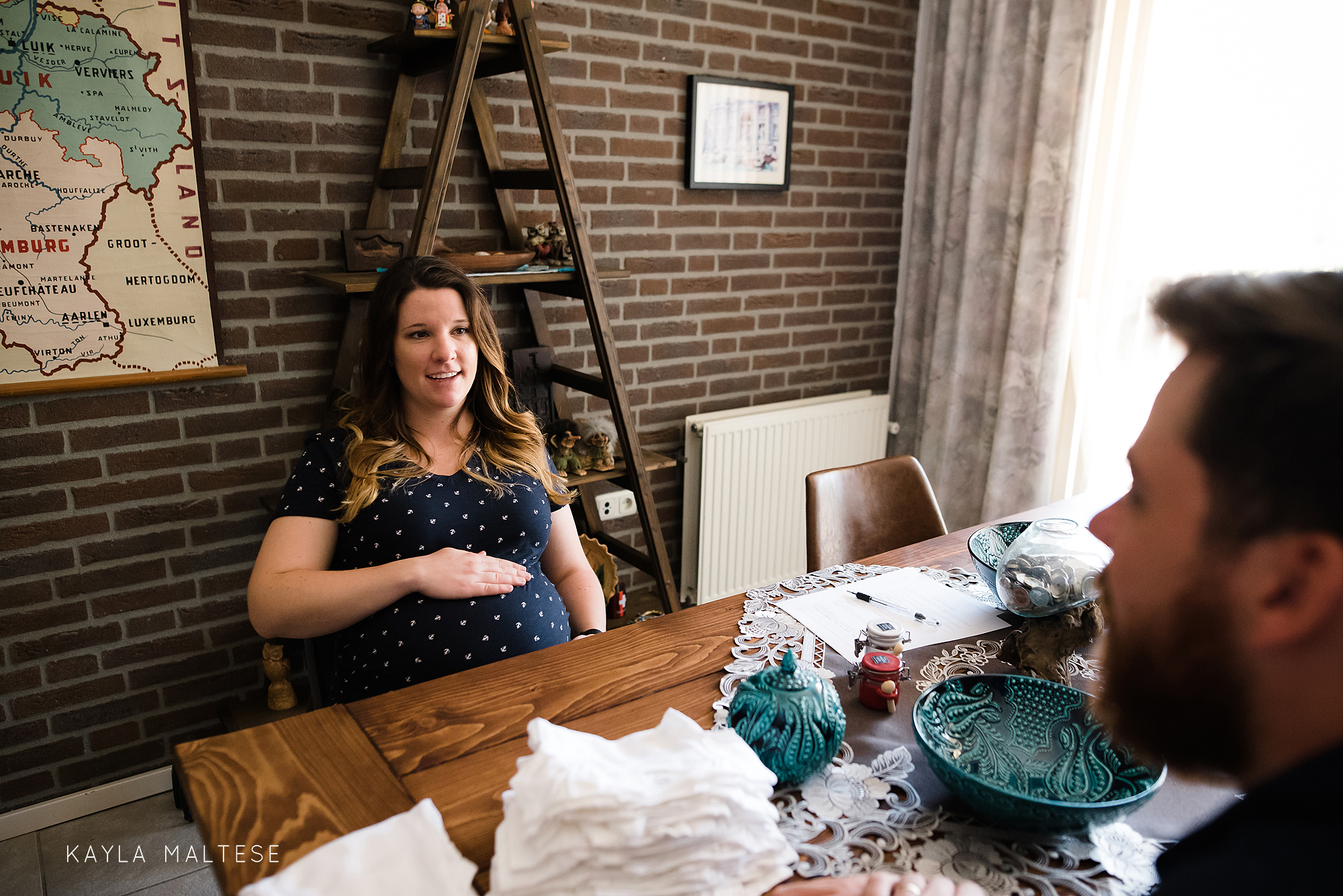 San Diego Maternity Photographer at Home Session