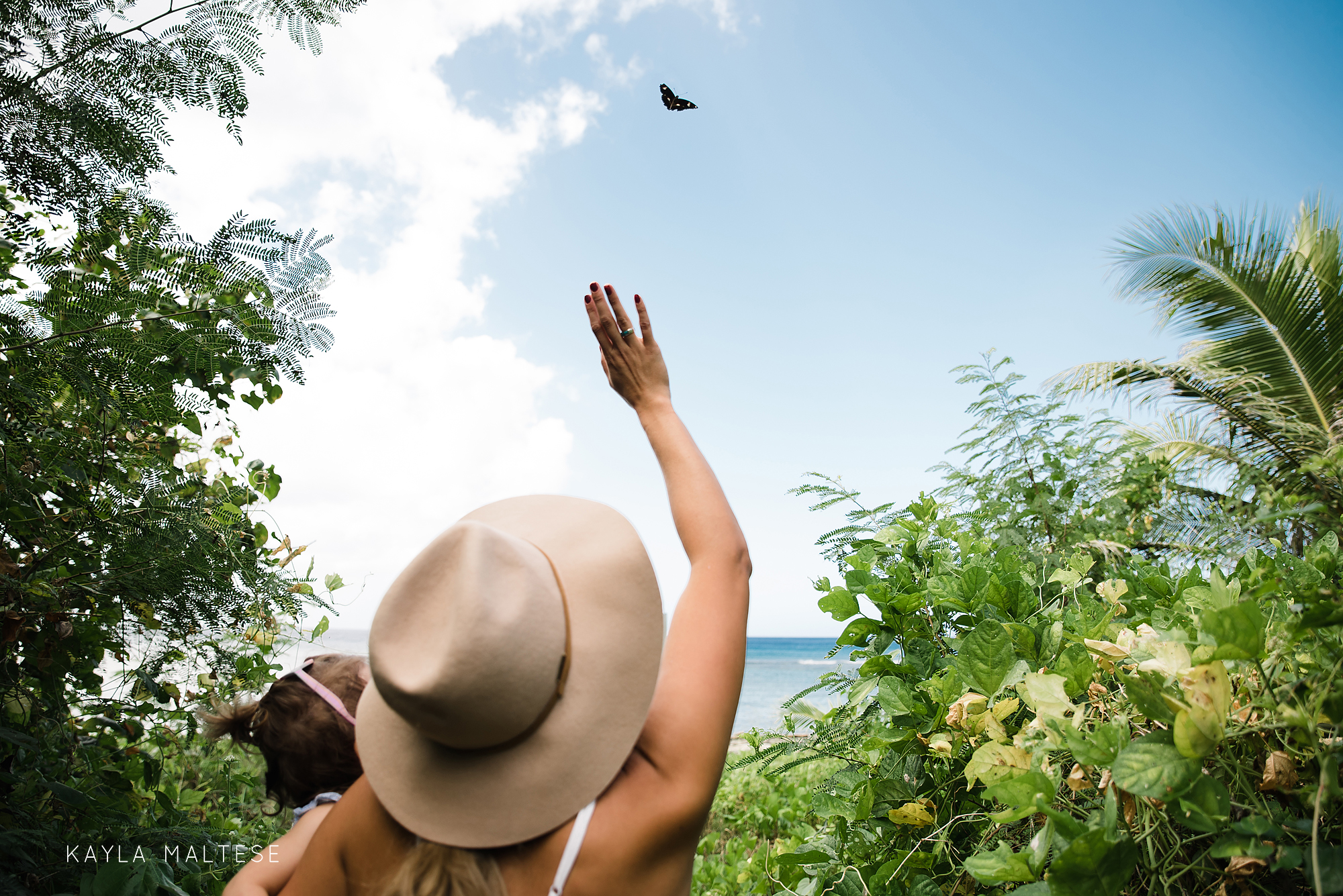 Guam Lifestyle Photography Black Butterfly