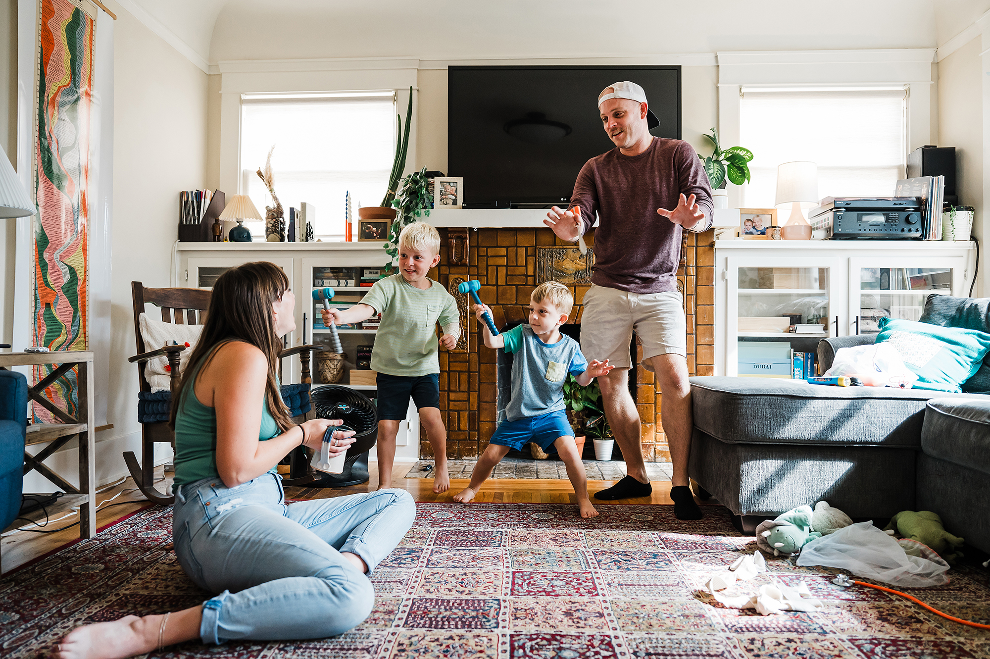 San Diego Documentary Family Photography In-home Photography